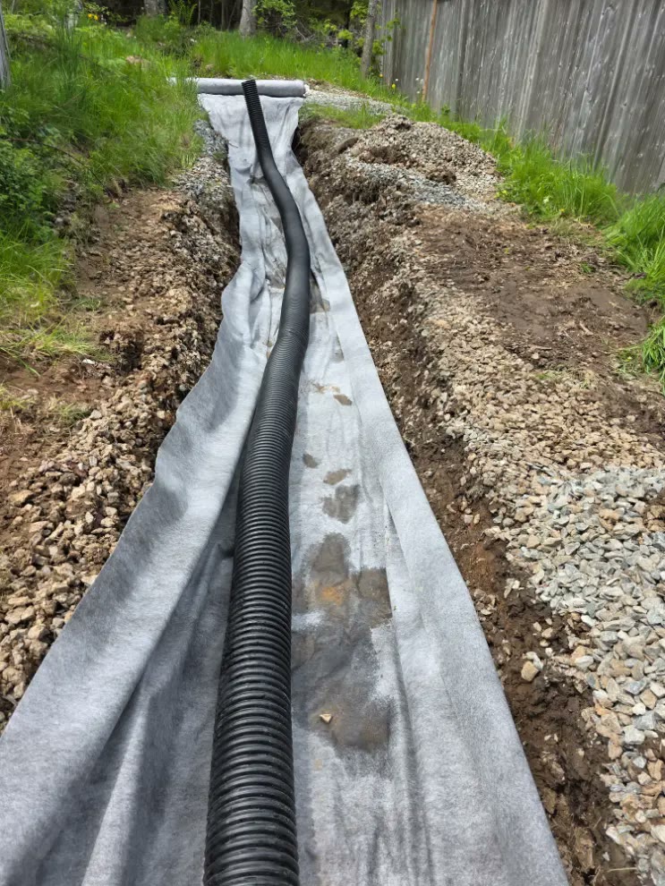 Drainage work by Green Apple Landscaping Builders in Halifax